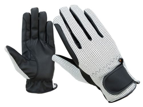 synthetic horse riding gloves